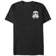 Men's Star Wars Mini Stormtrooper Helmet  Adult T-Shirt