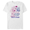 Men's Lilo & Stitch Made for Each Other  Adult T-Shirt