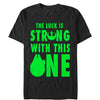 Men's Star Wars St. Patrick's Day Luck is Strong Falcon  Adult T-Shirt