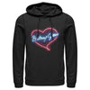 Men's Britney Spears Jean Neon Heart  Adult Pull Over Hoodie