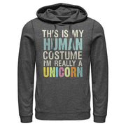 Men's Lost Gods Unicorn in Human Costume  Adult Sweatshirt