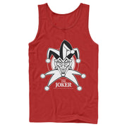 Men's Batman Joker Emblem  Adult Tank Top