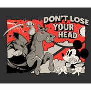 Men's Mickey & Friends Headless Horseman Don't Lose Your Head  Adult T-Shirt