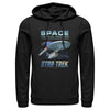 Men's Star Trek: The Original Series USS Enterprise Space The Final Frontier  Adult Pull Over Hoodie