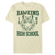 Men's Stranger Things Hawkins High School Tiger 1983  Adult T-Shirt