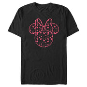 Men's Mickey & Friends Mickey and Friends Minnie Heart Silhouette  Adult T-Shirt