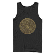 Men's Aztlan Aztec Sun Stone  Adult Tank Top