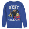 Men's Despicable Me World's Best Dad Gru and Minions  Adult Sweatshirt