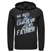 Men's Toy Story Evil Emperor Zurg and Buzz Lightyear I am Your Father  Adult Pull Over Hoodie