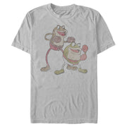 Men's Cuphead Boxing Duo Ribby and Croaks  Adult T-Shirt