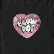 Men's Blow Pop Vintage Heart  Adult T-Shirt