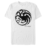 Men's Game of Thrones Targaryen Dragon Symbol  Adult T-Shirt