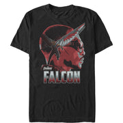 Men's Marvel Avengers: Infinity War Falcon Portrait  Adult T-Shirt