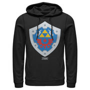 Men's Nintendo Legend of Zelda Link's Awakening Hylian Shield  Adult Pull Over Hoodie