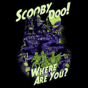 Men's Scooby Doo Haunted House  Adult T-Shirt