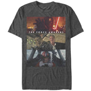 Men's Star Wars The Force Awakens Panels  Adult T-Shirt