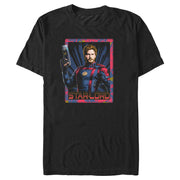 Men's Guardians of the Galaxy Vol. 3 Star-Lord Square  Adult T-Shirt