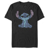 Men's Lilo & Stitch Watercolor Stitch  Adult T-Shirt