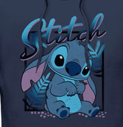 Men's Lilo & Stitch Distressed Poster Stitch  Adult Pull Over Hoodie