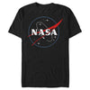 Men's NASA Outline And  Adult T-Shirt