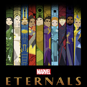 Men's Marvel Eternals Animated Vertical Boxes Poster  Adult Pull Over Hoodie