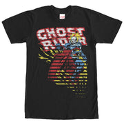 Men's Marvel Ghost Rider Stripe  Adult T-Shirt