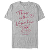 Men's Star Wars: The Mandalorian Valentine's Day The Child Valentine Way  Adult T-Shirt