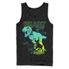 Men's Jurassic World Ombre Shade Beast  Adult Tank Top