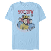 Men's Star Trek: The Animated Series Retro Enterprise Crew  Adult T-Shirt