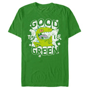 Men's Rugrats St. Patrick's Day Reptar Good to be Green  Adult T-Shirt