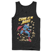 Men's Superman Come At Me Bro  Adult Tank Top