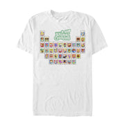 Men's Nintendo Animal Crossing Periodic Table  Adult T-Shirt