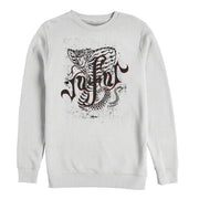 Men's Aladdin Jafar Cobra Scrawl  Adult Sweatshirt