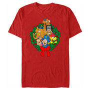 Men's Cap'n Crunch Christmas Crew Wreath  Adult T-Shirt