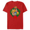 Men's Cap'n Crunch Christmas Crew Wreath  Adult T-Shirt