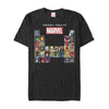 Men's Marvel Periodic Table of Heroes  Adult T-Shirt