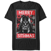 Men's Star Wars Christmas Sithmas Darth Vader  Adult T-Shirt