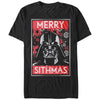 Men's Star Wars Christmas Sithmas Darth Vader  Adult T-Shirt