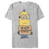 Men's Despicable Me Minion With Stupid  Adult T-Shirt