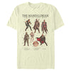 Men's Star Wars: The Mandalorian Character Guidebook  Adult T-Shirt