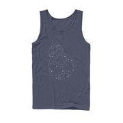 Men's Star Wars: The Rise of Skywalker BB-8 Starry Constellation  Adult Tank Top