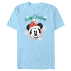 Men's Mickey & Friends Distressed Christmas Mickey  Adult T-Shirt