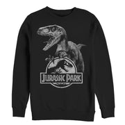 Men's Jurassic Park Raptor Logo  Adult Sweatshirt