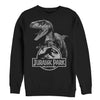 Men's Jurassic Park Raptor Logo  Adult Sweatshirt