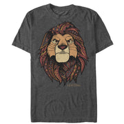 Men's Lion King Noble Decorative Simba  Adult T-Shirt