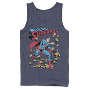 Men's Superman Hero Break Barriers  Adult Tank Top