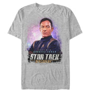 Men's Star Trek: Discovery Captain Lorca Side Profile Pose  Adult T-Shirt