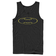 Men's Batman Logo Modern Wing  Adult Tank Top