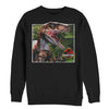 Men's Jurassic Park Velociraptor Scene  Adult Sweatshirt