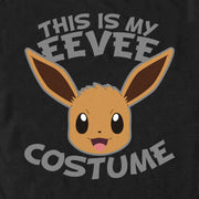 Men's Pokemon Halloween This is my Eevee Costume  Adult T-Shirt